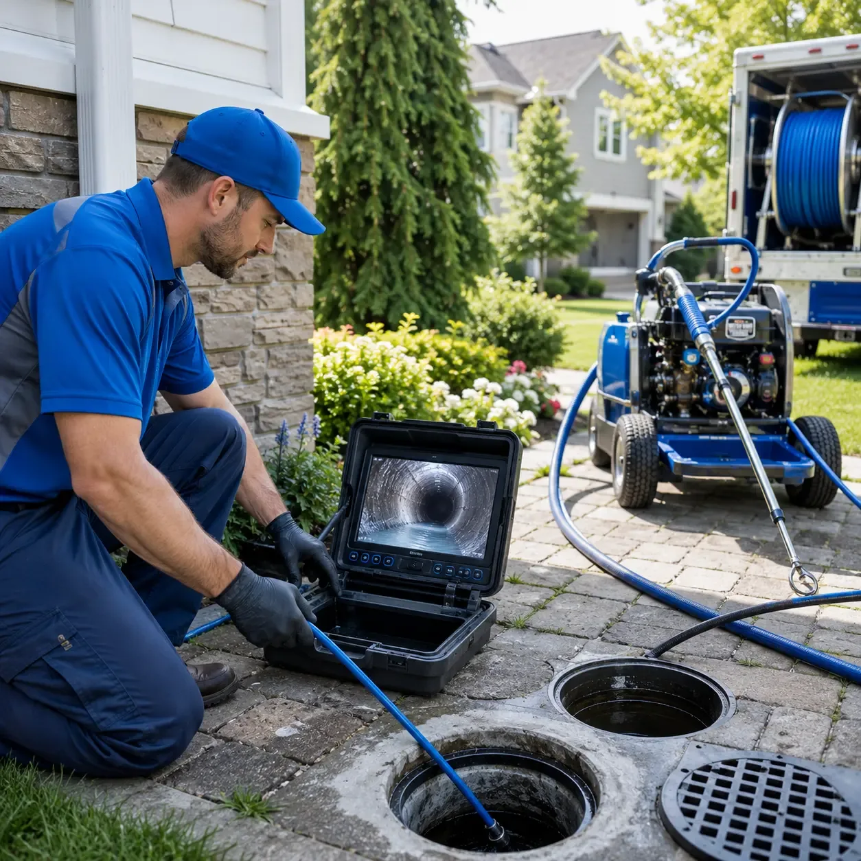 Outdoor drain cleaning professionals serving Middleton, WI